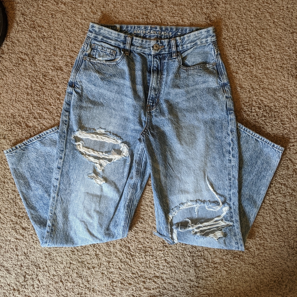 American eagle curvy mom jean